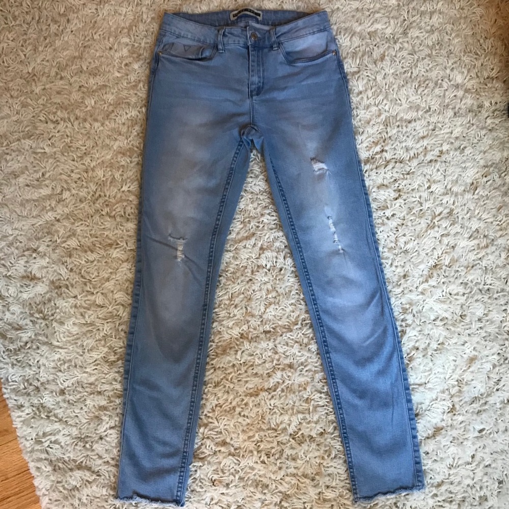 Noisy May Distressed Skinny Jeans